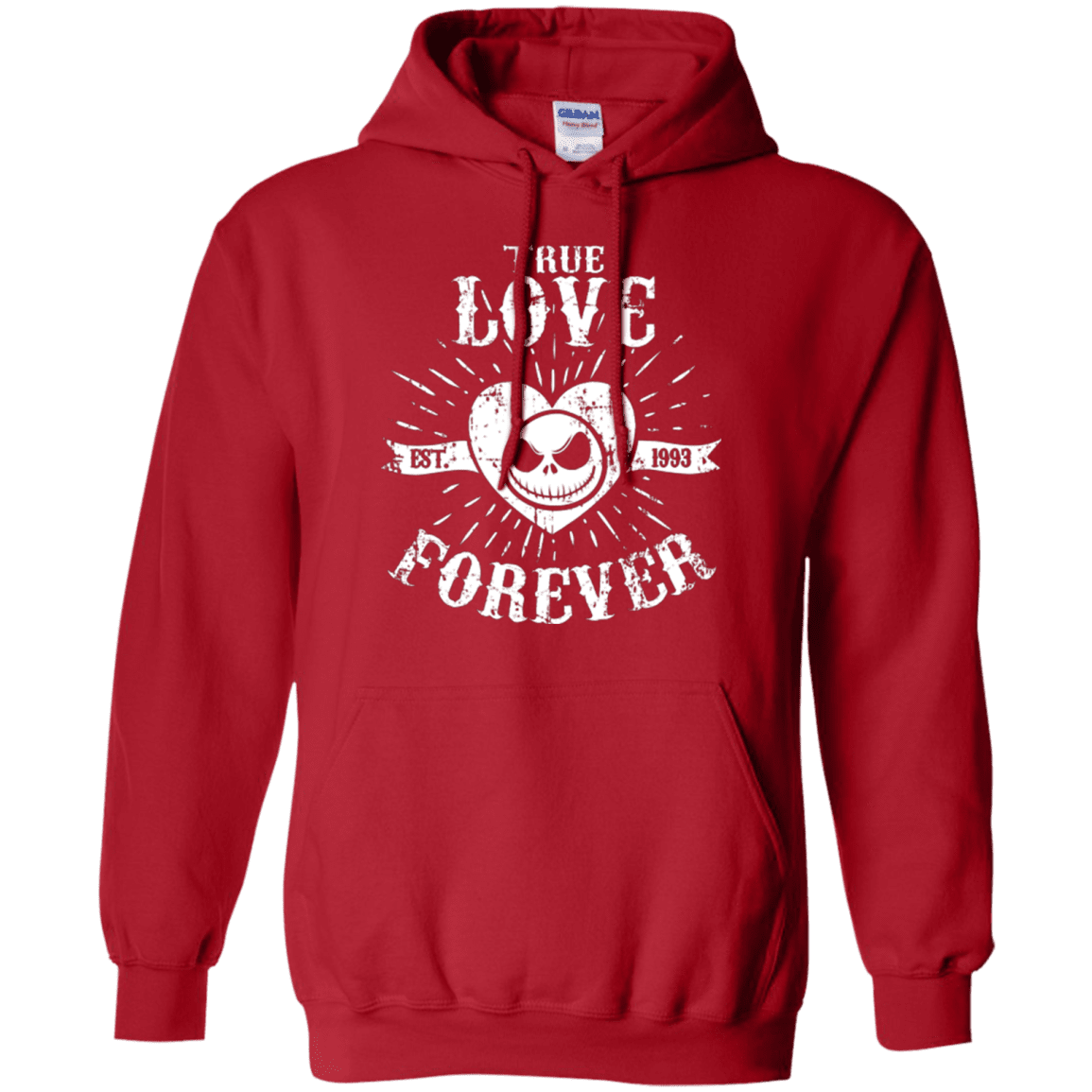 Sweatshirts Red / Small True Love Forever Nightmare Pullover Hoodie