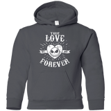 Sweatshirts Charcoal / YS True Love Forever Nightmare Youth Hoodie