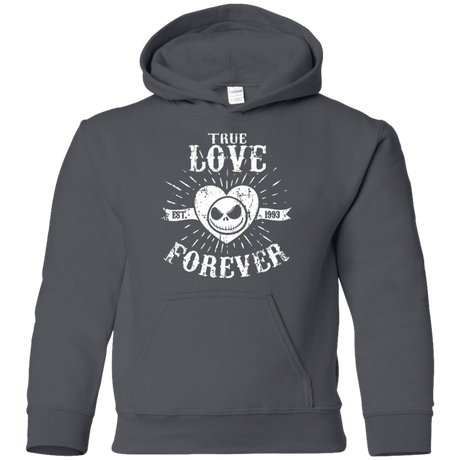 Sweatshirts Charcoal / YS True Love Forever Nightmare Youth Hoodie