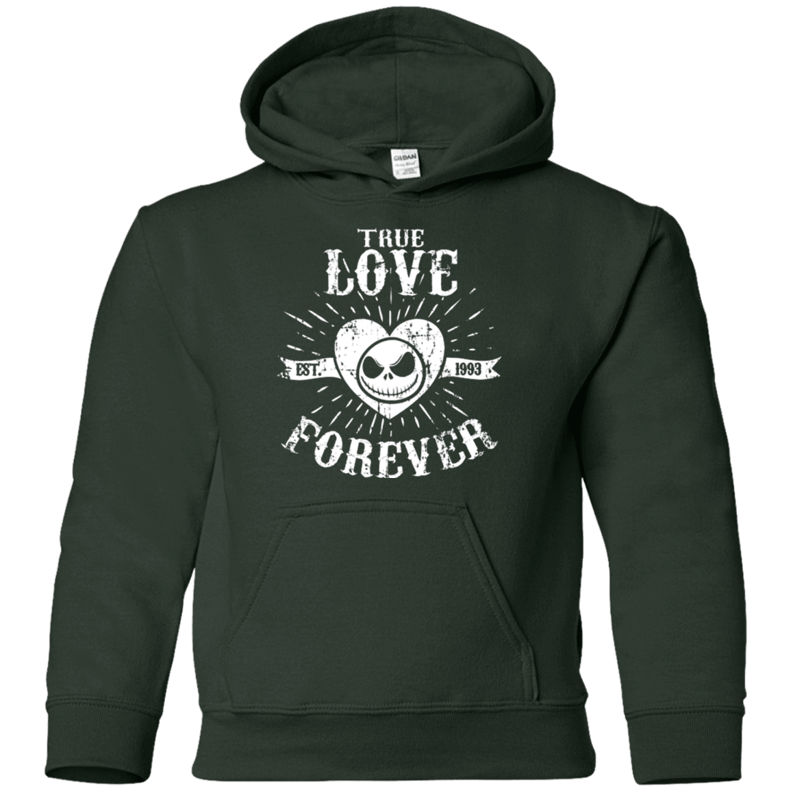 Sweatshirts Forest Green / YS True Love Forever Nightmare Youth Hoodie