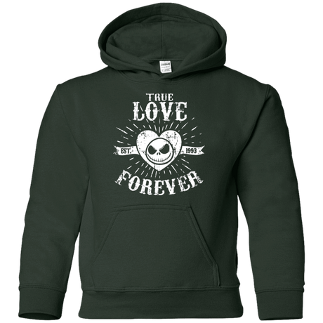 Sweatshirts Forest Green / YS True Love Forever Nightmare Youth Hoodie