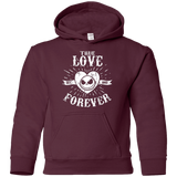 Sweatshirts Maroon / YS True Love Forever Nightmare Youth Hoodie