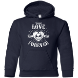 Sweatshirts Navy / YS True Love Forever Nightmare Youth Hoodie