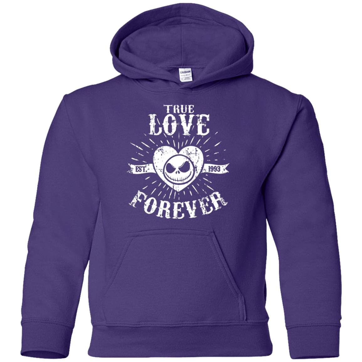 Sweatshirts Purple / YS True Love Forever Nightmare Youth Hoodie