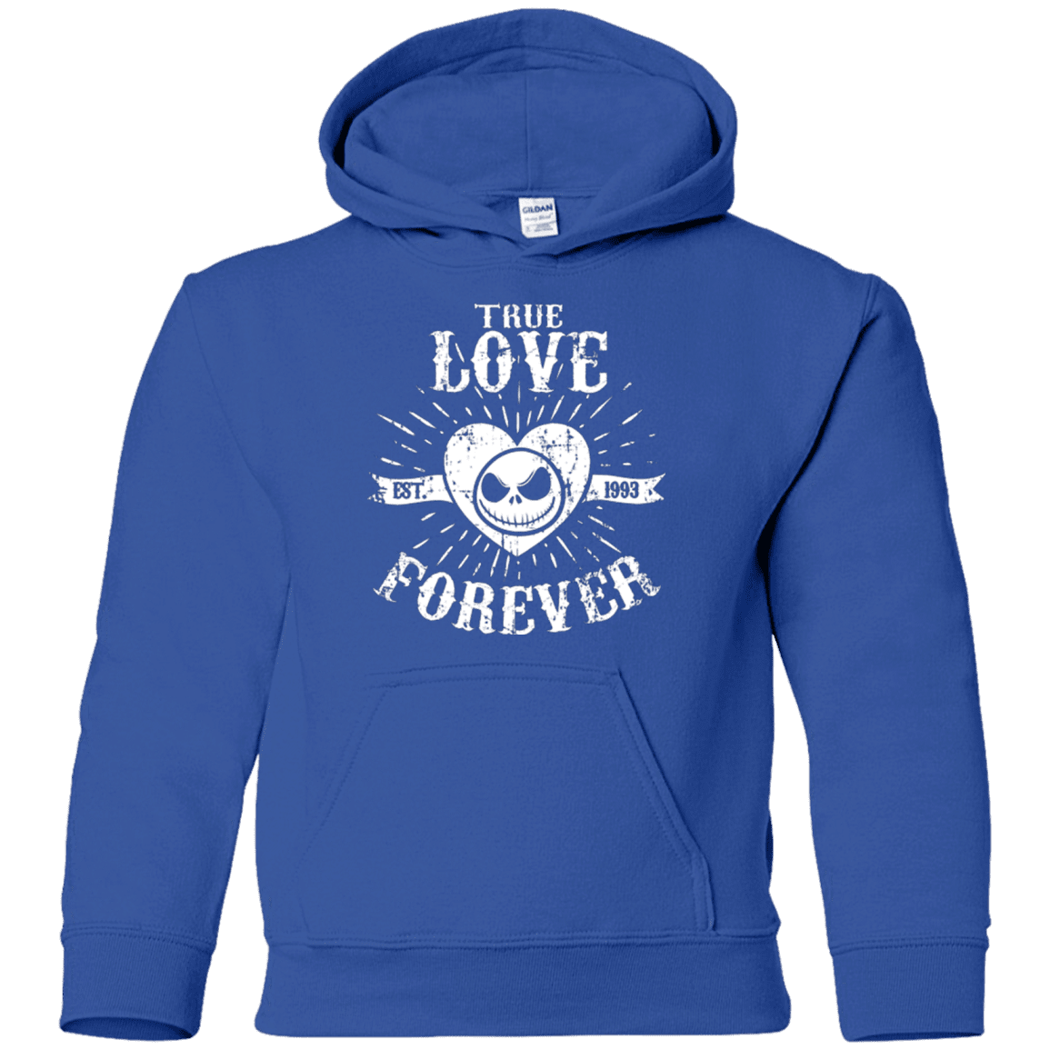 Sweatshirts Royal / YS True Love Forever Nightmare Youth Hoodie