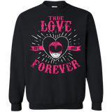 Sweatshirts Black / Small True Love Forever Pink Crewneck Sweatshirt