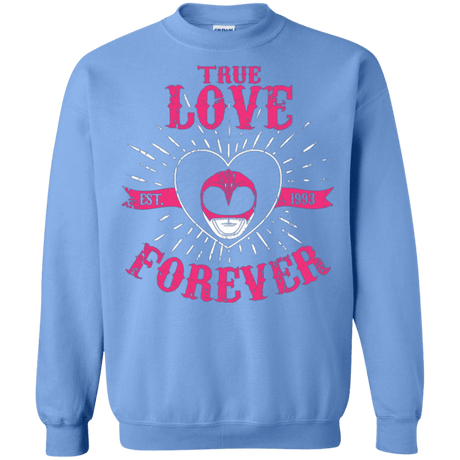 Sweatshirts Carolina Blue / Small True Love Forever Pink Crewneck Sweatshirt