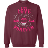 Sweatshirts Maroon / Small True Love Forever Pink Crewneck Sweatshirt