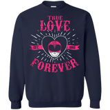 Sweatshirts Navy / Small True Love Forever Pink Crewneck Sweatshirt