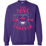 Sweatshirts Purple / Small True Love Forever Pink Crewneck Sweatshirt