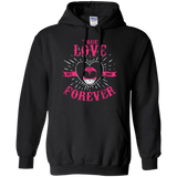 Sweatshirts Black / Small True Love Forever Pink Pullover Hoodie