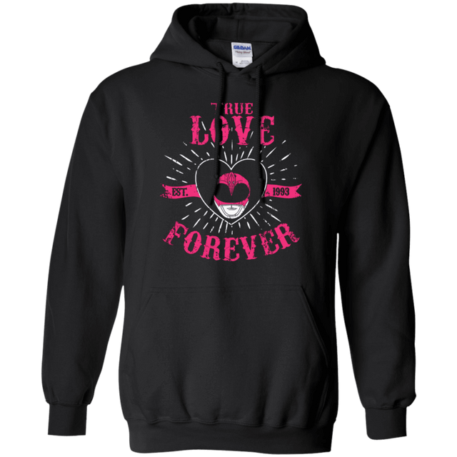 Sweatshirts Black / Small True Love Forever Pink Pullover Hoodie