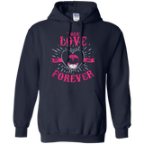 Sweatshirts Navy / Small True Love Forever Pink Pullover Hoodie