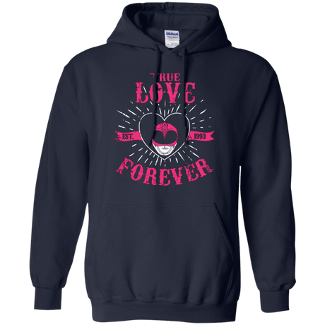Sweatshirts Navy / Small True Love Forever Pink Pullover Hoodie