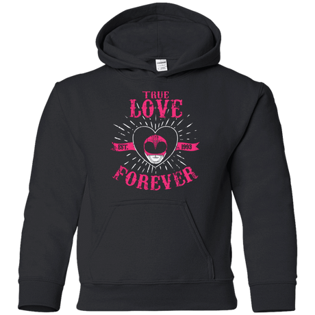 Sweatshirts Black / YS True Love Forever Pink Youth Hoodie