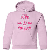Sweatshirts Light Pink / YS True Love Forever Pink Youth Hoodie