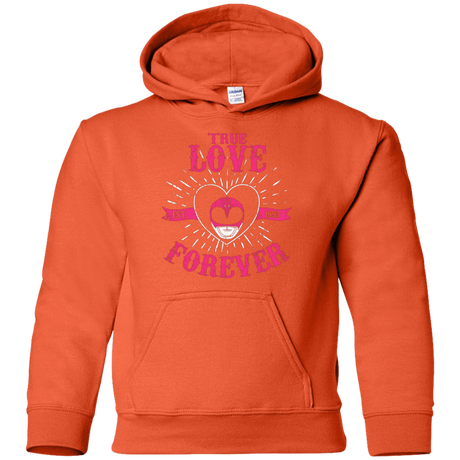 Sweatshirts Orange / YS True Love Forever Pink Youth Hoodie