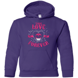 Sweatshirts Purple / YS True Love Forever Pink Youth Hoodie