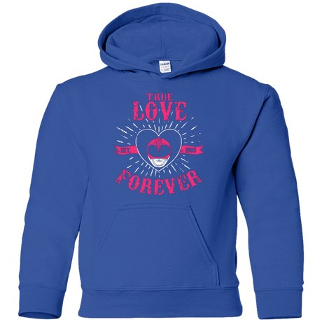 Sweatshirts Royal / YS True Love Forever Pink Youth Hoodie