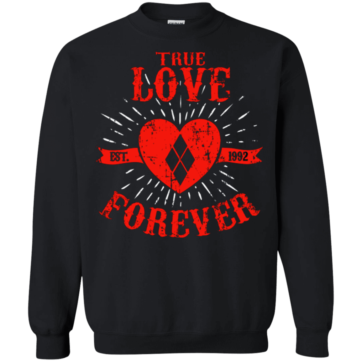 Sweatshirts Black / Small True Love Forever Quinn Crewneck Sweatshirt