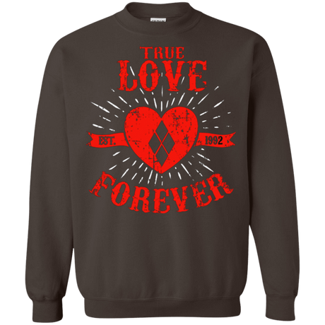 Sweatshirts Dark Chocolate / Small True Love Forever Quinn Crewneck Sweatshirt
