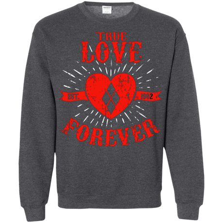 Sweatshirts Dark Heather / Small True Love Forever Quinn Crewneck Sweatshirt