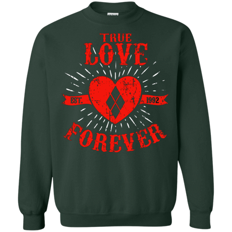 Sweatshirts Forest Green / Small True Love Forever Quinn Crewneck Sweatshirt