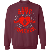 Sweatshirts Maroon / Small True Love Forever Quinn Crewneck Sweatshirt