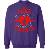 Sweatshirts Purple / Small True Love Forever Quinn Crewneck Sweatshirt