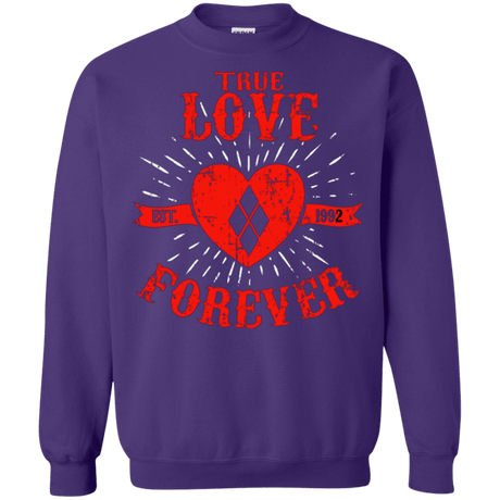 Sweatshirts Purple / Small True Love Forever Quinn Crewneck Sweatshirt