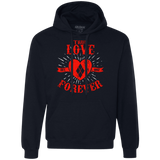 Sweatshirts Navy / Small True Love Forever Quinn Premium Fleece Hoodie