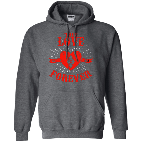 Sweatshirts Dark Heather / Small True Love Forever Quinn Pullover Hoodie