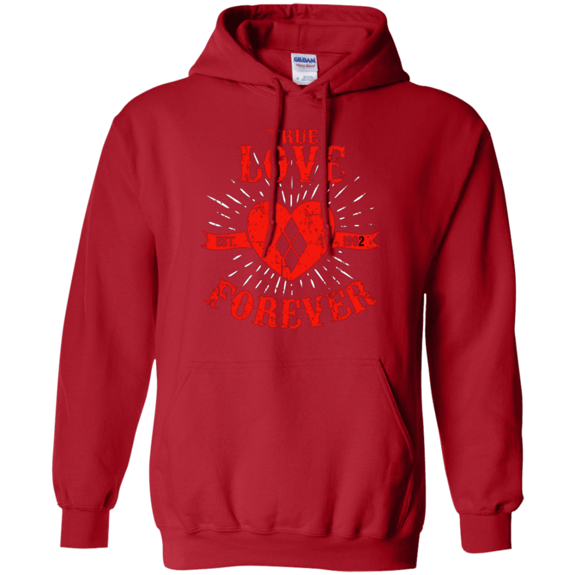 Sweatshirts Red / Small True Love Forever Quinn Pullover Hoodie