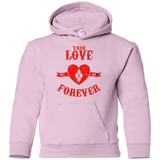 Sweatshirts Light Pink / YS True Love Forever Quinn Youth Hoodie