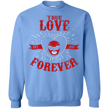 Sweatshirts Carolina Blue / Small True Love Forever Red Crewneck Sweatshirt