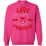 Sweatshirts Heliconia / Small True Love Forever Red Crewneck Sweatshirt