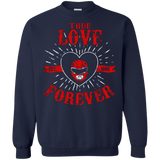 Sweatshirts Navy / Small True Love Forever Red Crewneck Sweatshirt