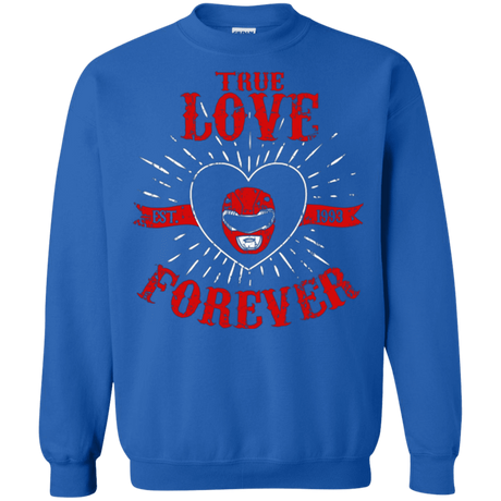 Sweatshirts Royal / Small True Love Forever Red Crewneck Sweatshirt