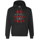 Sweatshirts Black / Small True Love Forever Red Premium Fleece Hoodie