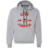 Sweatshirts Sport Grey / Small True Love Forever Red Premium Fleece Hoodie