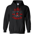 Sweatshirts Black / Small True Love Forever Red Pullover Hoodie