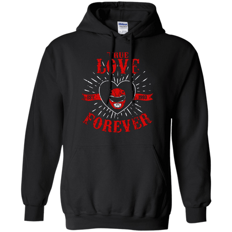 Sweatshirts Black / Small True Love Forever Red Pullover Hoodie