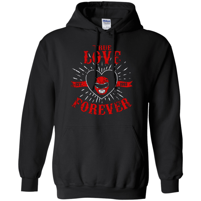 Sweatshirts Black / Small True Love Forever Red Pullover Hoodie