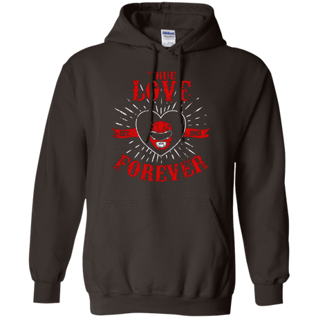 Sweatshirts Dark Chocolate / Small True Love Forever Red Pullover Hoodie
