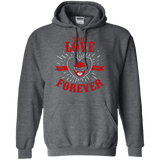 Sweatshirts Dark Heather / Small True Love Forever Red Pullover Hoodie