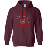 Sweatshirts Maroon / Small True Love Forever Red Pullover Hoodie