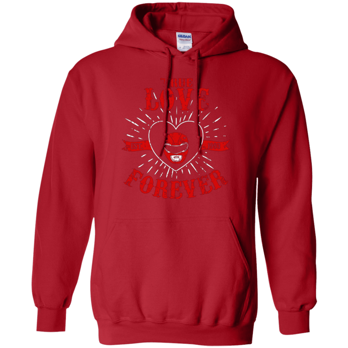 Sweatshirts Red / Small True Love Forever Red Pullover Hoodie