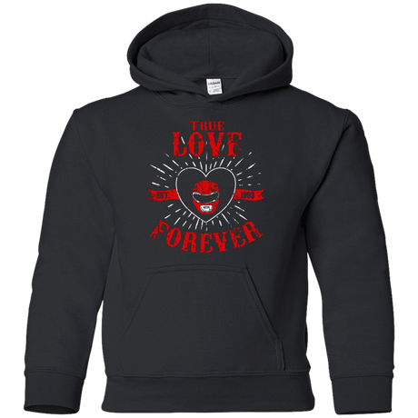 Sweatshirts Black / YS True Love Forever Red Youth Hoodie