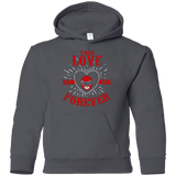 Sweatshirts Charcoal / YS True Love Forever Red Youth Hoodie