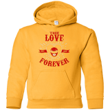 Sweatshirts Gold / YS True Love Forever Red Youth Hoodie